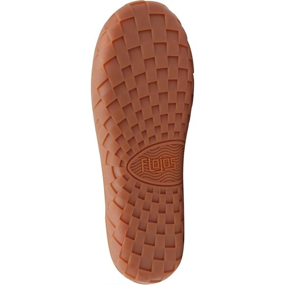 FLOJOS Carl Sherpa Lined Slipper, Brown, Men's Size 12, Women's 13 - Picture 3 of 5